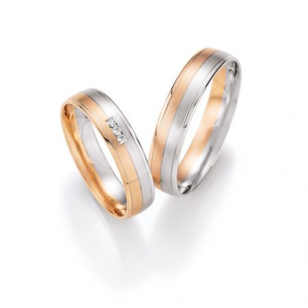 HONEYMOON arany karikagyűrűk  karikagyűrű 66/43130-045WG+66/43140-045WG Karikagyűrűk webáruház szép ékszerek