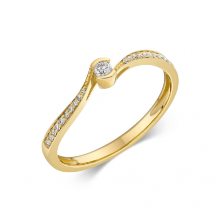 SOFIA DIAMONDS arany eljegyzési gyűrű  gyűrű CK50004481250 Gyűrűk webáruház szép ékszerek