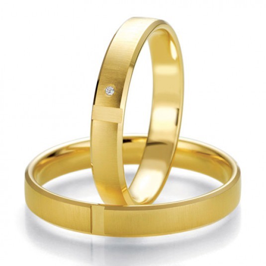 BREUNING arany karikagyűrűk  karikagyűrű BR48/07121YG+BR48/07122YG Karikagyűrűk webáruház szép ékszerek