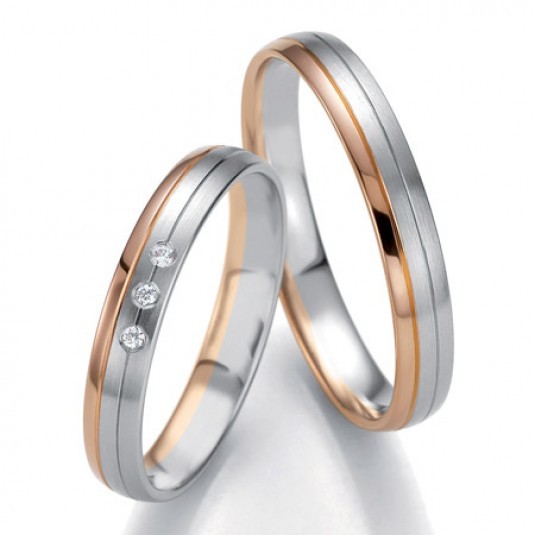 BREUNING arany karikagyűrűk  karikagyűrű BR48/07127BI+BR48/07128BI Karikagyűrűk webáruház szép ékszerek