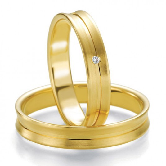 BREUNING arany karikagyűrűk  karikagyűrű BR48/07129YG+BR48/07130YG Karikagyűrűk webáruház szép ékszerek
