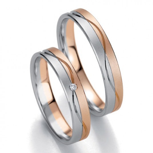 BREUNING arany karikagyűrűk  karikagyűrű BR48/07135BI+BR48/07136BI Karikagyűrűk webáruház szép ékszerek