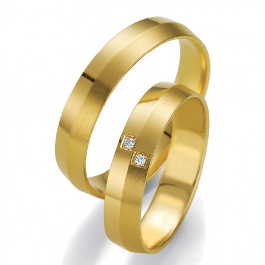 BREUNING arany karikagyűrűk  karikagyűrű BR48/07137YG+BR48/07138YG Karikagyűrűk webáruház szép ékszerek