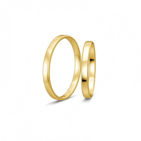 BREUNING arany karikagyűrűk  karikagyűrű BR48/04410YG+BR48/14410YG Karikagyűrűk webáruház szép ékszerek
