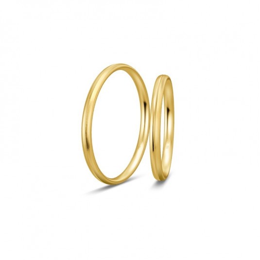 BREUNING arany karikagyűrűk  karikagyűrű BR48/04961YG+BR48/04962YG Karikagyűrűk webáruház szép ékszerek