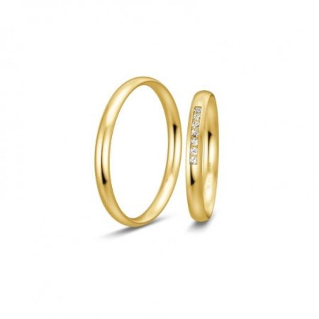 BREUNING arany karikagyűrűk  karikagyűrű BR48/04973YG+BR48/04974YG Karikagyűrűk webáruház szép ékszerek