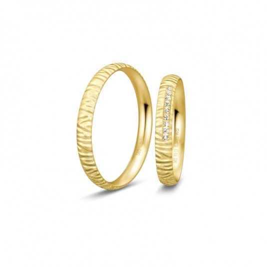 BREUNING arany karikagyűrűk  karikagyűrű BR48/04977YG+BR48/04978YG Karikagyűrűk webáruház szép ékszerek