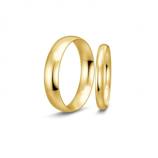 BREUNING arany karikagyűrűk  karikagyűrű BR48/50105YG+BR48/50106YG Karikagyűrűk webáruház szép ékszerek