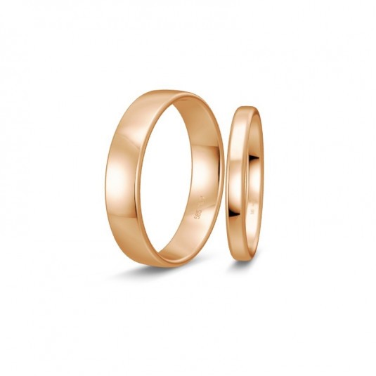 BREUNING arany karikagyűrűk  karikagyűrű BR48/50107RG+BR48/50108RG Karikagyűrűk webáruház szép ékszerek