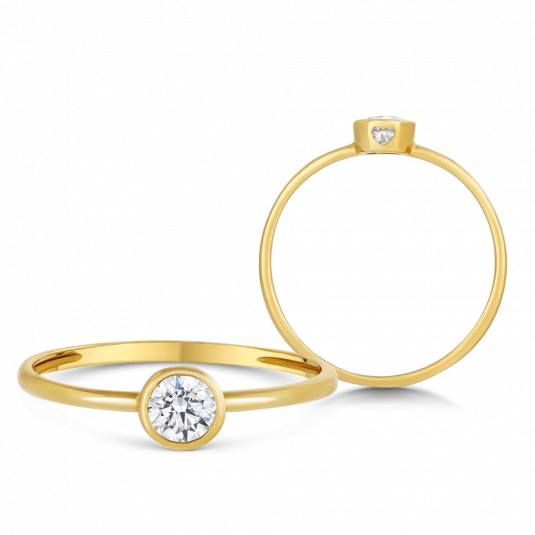 SOFIA aranygyűrű cirkóniával  gyűrű PAK11831 Gyűrűk webáruház szép ékszerek