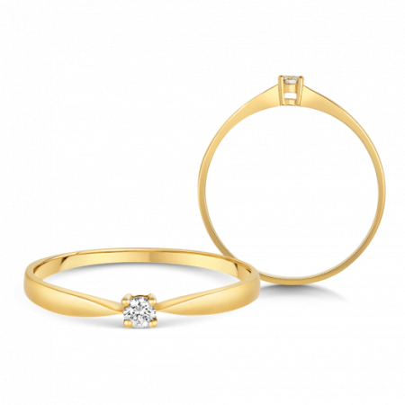 SOFIA DIAMONDS arany eljegyzési gyűrű  gyűrű CK5000522L1250 Gyűrűk webáruház szép ékszerek