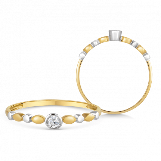 SOFIA aranygyűrű cirkóniával  gyűrű GEMBG27983-16 Gyűrűk webáruház szép ékszerek