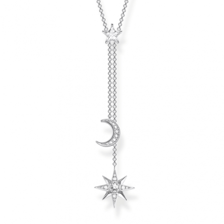 THOMAS SABO nyaklánc Csillag és hold ezüst  nyaklánc KE1900-051-14-L45v Nyakláncok webáruház szép ékszerek