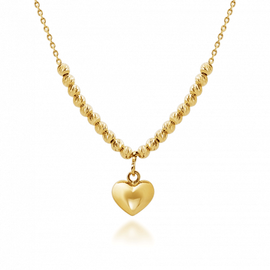 SOFIA arany nyaklánc szívvel  nyaklánc LVLLV46-6 Nyakláncok webáruház szép ékszerek