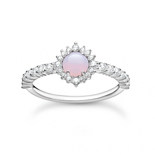 THOMAS SABO gyűrű Opal-Imitation shimmering pink  gyűrű TR2344-166-7 Gyűrűk webáruház szép ékszerek