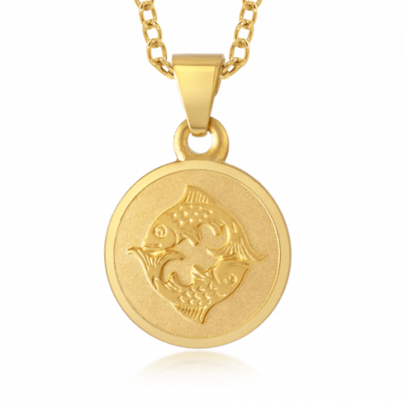 SOFIA arany medál Halak csillagjegy  medál PAC305-007/FIS Medálok webáruház szép ékszerek