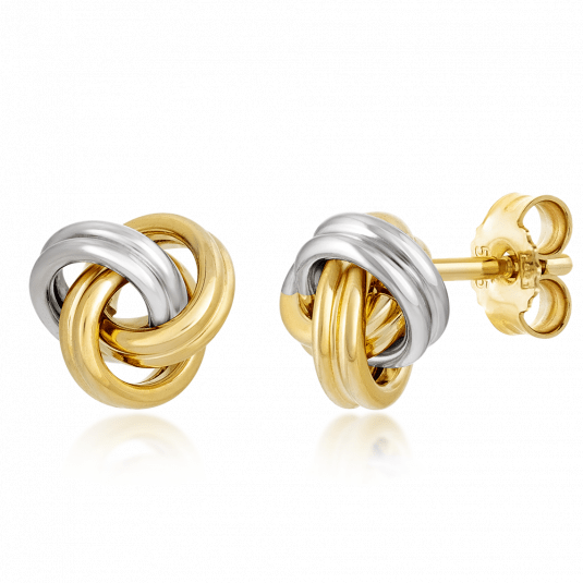 SOFIA arany fülbevaló csomók  fülbevaló PAC312-017 Fülbevalók webáruház szép ékszerek