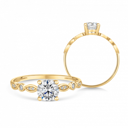 SOFIA arany gyűrű cirkóniákkal  gyűrű GEMBG30706-08 Gyűrűk webáruház szép ékszerek