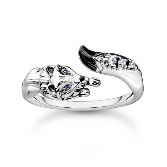 THOMAS SABO gyűrű Fox with white stones  gyűrű TR2417-691-7 Gyűrűk webáruház szép ékszerek