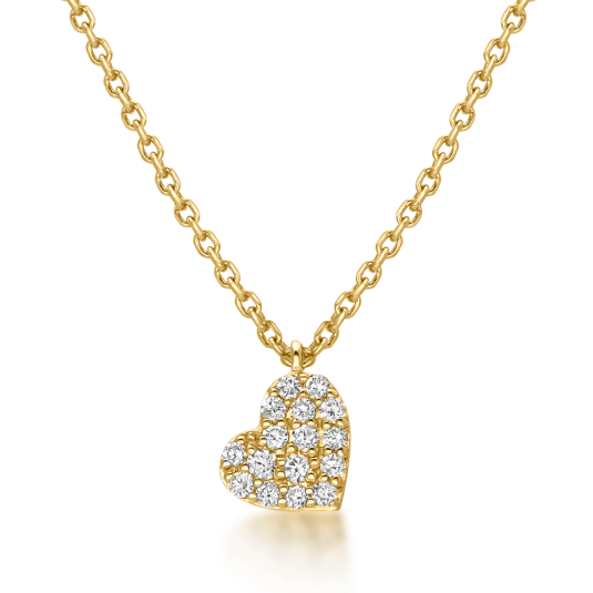 SOFIA DIAMONDS arany szív nyaklánc gyémántokkal 0