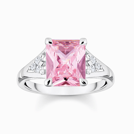 THOMAS SABO gyűrű Pink and white stones  gyűrű TR2362-051-9 Gyűrűk webáruház szép ékszerek