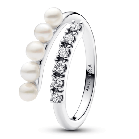 PANDORA gyűrű Gyöngyök és cirkóniák  gyűrű 193145C01 Gyűrűk webáruház szép ékszerek