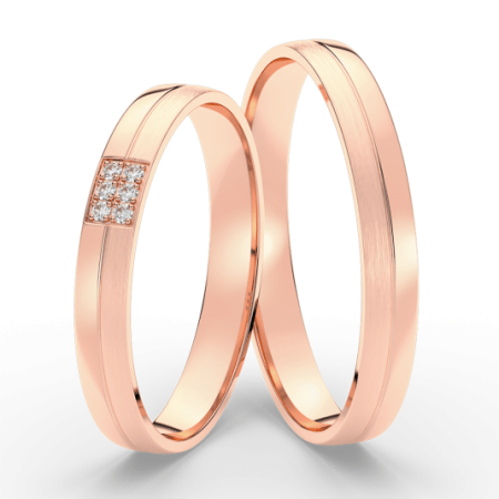 SOFIA arany férfi gyűrű  karikagyűrű ML65-42/B2-3MRG Karikagyűrűk webáruház szép ékszerek