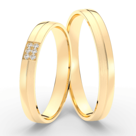 SOFIA arany férfi gyűrű  karikagyűrű ML65-42/B2-3MYG Karikagyűrűk webáruház szép ékszerek