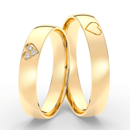 SOFIA arany női gyűrű  karikagyűrű ML65-18/BWYG Karikagyűrűk webáruház szép ékszerek
