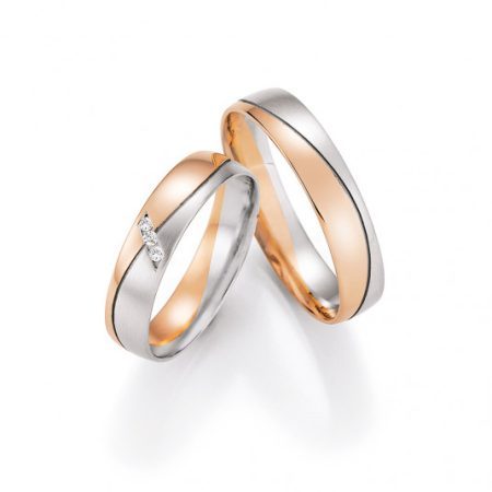 HONEYMOON arany karikagyűrűk  karikagyűrű 66/43090-045WG+66/43100-045WG Karikagyűrűk webáruház szép ékszerek
