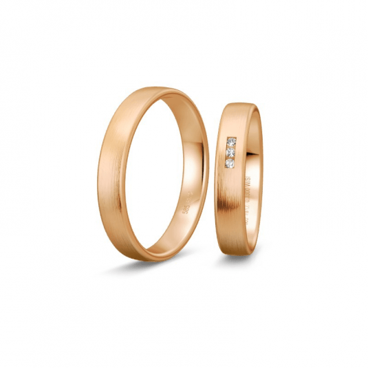 BREUNING arany gyűrűk  karikagyűrű BR48/04413RG+BR48/14413RG Karikagyűrűk webáruház szép ékszerek