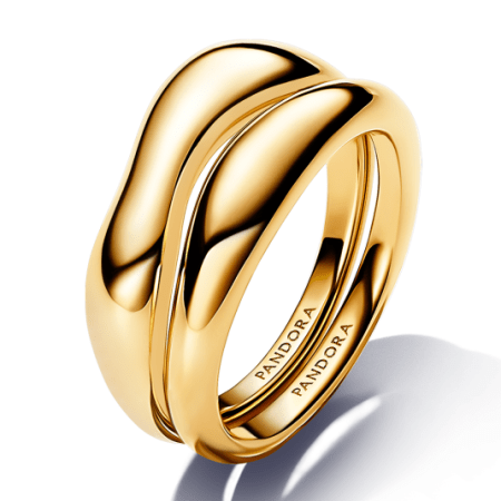 PANDORA aranyozott gyűrűkészlet  gyűrű 163264C00 Gyűrűk webáruház szép ékszerek