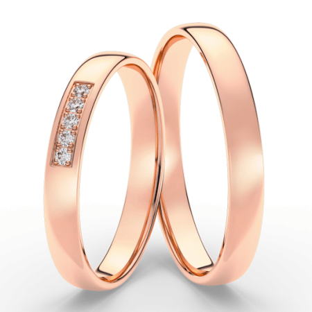 SOFIA arany férfi gyűrű  karikagyűrű ML65-18/A2-3MRG Karikagyűrűk webáruház szép ékszerek