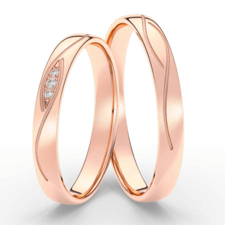 SOFIA arany női gyűrű  karikagyűrű ML65-31/CWRG Karikagyűrűk webáruház szép ékszerek
