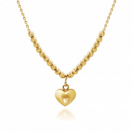 SOFIA arany nyaklánc szívvel  nyaklánc LVLLV46-6 Nyakláncok webáruház szép ékszerek