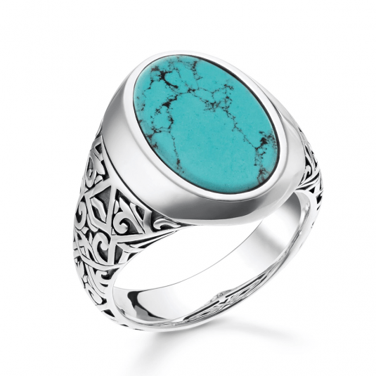 THOMAS SABO gyűrű Turquoise  gyűrű TR2242-878-17 Gyűrűk webáruház szép ékszerek