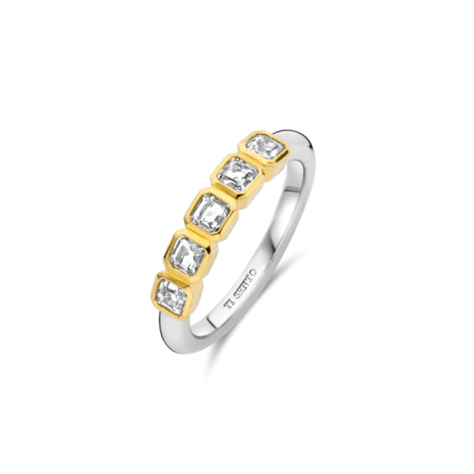 TI SENTO gyűrű cirkóniákkal  gyűrű 12327ZY Gyűrűk webáruház szép ékszerek