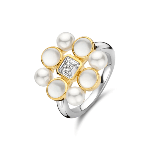 TI SENTO gyűrű gyöngyökkel és gyöngyházzal  gyűrű 12325YP Gyűrűk webáruház szép ékszerek
