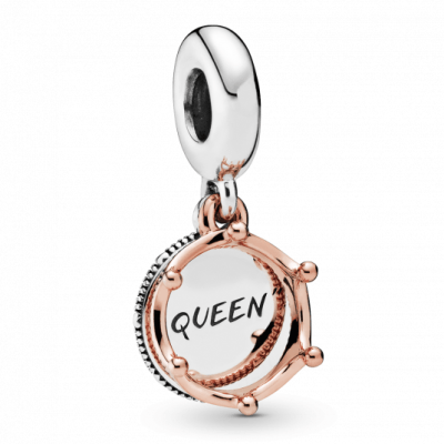 PANDORA aranyozott Queen függő charm online ékszer rendelés