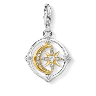 THOMAS SABO Charm medál Moveable moon & star medál 1815-414-7 online ékszer rendelés