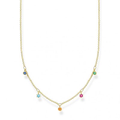 THOMAS SABO nyaklánc Colourful stones gold nyaklánc KE2071-488-7-L45v online ékszer rendelés