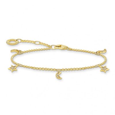 THOMAS SABO karkötő Star & moon gold karkötő A1994-414-14-L19v online ékszer rendelés