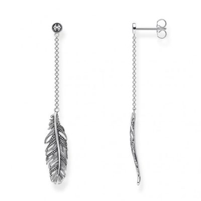 THOMAS SABO fülbevaló Feather fülbevaló H2109-637-21 online ékszer rendelés