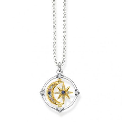 THOMAS SABO nyaklánc Star & Moon gold nyaklánc KE1983-556-7 online ékszer rendelés