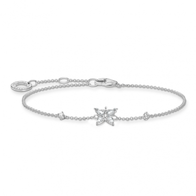 THOMAS SABO karkötő Butterfly white stones karkötő A2028-051-14-L19V online ékszer rendelés