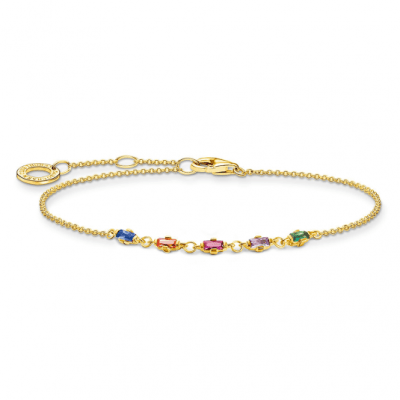 THOMAS SABO karkötő Colourful stones gold karkötő A2024-488-7-L19V online ékszer rendelés