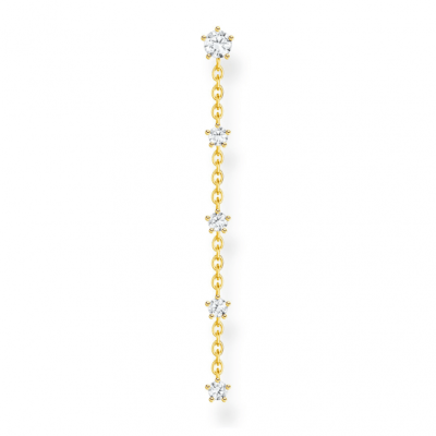 THOMAS SABO fél pár fülbevaló Vintage white stones gold fülbevaló H2194-414-14 online ékszer rendelés