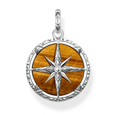 THOMAS SABO medál Compass tiger‘s eye medál PE833-826-2 online ékszer rendelés