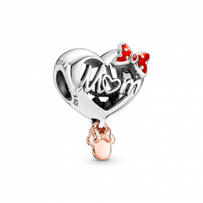 PANDORA Disney charm szív anyuka Minnie egérrel online ékszer rendelés