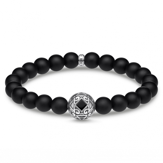 THOMAS SABO karkötő Ornament black karkötő A1941-507-11-L16 ékszer rendelés online